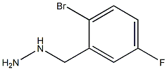 (2-溴-5-氟苄基)肼,1016529-00-2,结构式