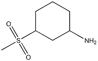 3-(methylsulfonyl)cyclohexan-1-amine Struktur