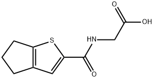 2-{4H,5H,6H-cyclopenta[b]thiophen-2-ylformamido}acetic acid Structure