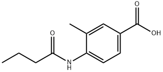 Benzoic acid, 3-methyl-4-[(1-oxobutyl)amino]-|替米沙坦杂质43