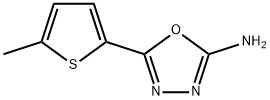 5-(5-methylthiophen-2-yl)-1,3,4-oxadiazol-2-amine Structure