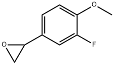 2-(3-fluoro-4-methoxyphenyl)oxirane Struktur