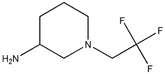 1-(2,2,2-trifluoroethyl)piperidin-3-amine Struktur