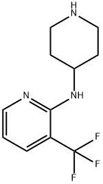 N-piperidin-4-yl-3-(trifluoromethyl)pyridin-2-amine Structure