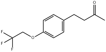 4-[4-(2,2,2-trifluoroethoxy)phenyl]butan-2-one, 1016887-53-8, 结构式