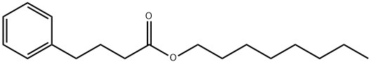 Benzenebutanoic acid, octyl ester 化学構造式