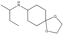 N-(仲丁基)-1,4-二氧杂螺[4.5]癸烷-8-胺, 1019501-04-2, 结构式