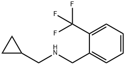 (环丙基甲基)({[2-(三氟甲基)苯基]甲基})胺, 1019538-83-0, 结构式