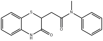 102025-75-2 N-methyl-2-(3-oxo-3,4-dihydro-2H-1,4-benzothiazin-2-yl)-N-phenylacetamide