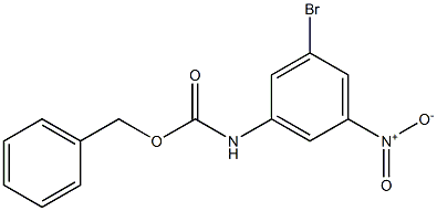 Benzyl 3-bromo-5-nitrophenylcarbamate Struktur