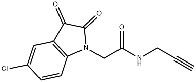 1020956-98-2 2-(5-氯-2,3-二氧代-2,3-二氢-1H-吲哚-1-基)-N-(丙-2-炔-1-基)乙酰胺