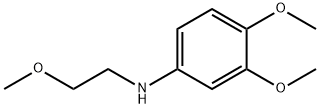 3,4-dimethoxy-N-(2-methoxyethyl)aniline Structure