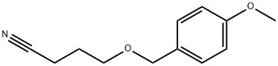 4-[(4-methoxyphenyl)methoxy]butanenitrile Structure