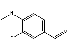 4-(二甲氨基)-3-氟苯(甲)醛,1021240-69-6,结构式