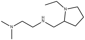 [2-(dimethylamino)ethyl][(1-ethylpyrrolidin-2-yl)methyl]amine 化学構造式