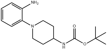 4-(BOC-AMINO)-1-(2-AMINOPHENYL)-PIPERIDINE Structure