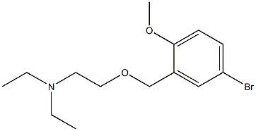 2-(5-bromo-2-methoxybenzyloxy)triethylamine|