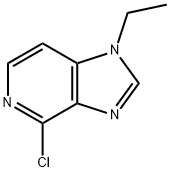 4-chloro-1-ethyl-1H-imidazo[4,5-c]pyridine Struktur