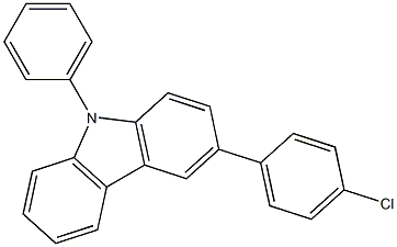 3-(4-Chlorophenyl)-9-phenyl-9H-carbazole|3-(4-Chlorophenyl)-9-phenyl-9H-carbazole