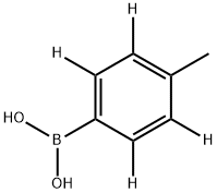 4-Methyl(phenyl-d4)-boronic acid 结构式