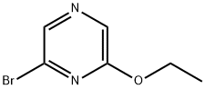 2-Bromo-6-(ethoxy)pyrazine 化学構造式