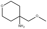 4-(methoxymethyl)oxan-4-amine 化学構造式