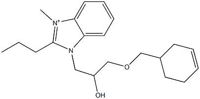 1030701-81-5 3-[3-(3-cyclohexen-1-ylmethoxy)-2-hydroxypropyl]-1-methyl-2-propyl-3H-benzimidazol-1-ium