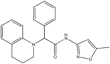 1031496-06-6 N-(5-methyl-1,2-oxazol-3-yl)-2-phenyl-2-(1,2,3,4-tetrahydroquinolin-1-yl)acetamide