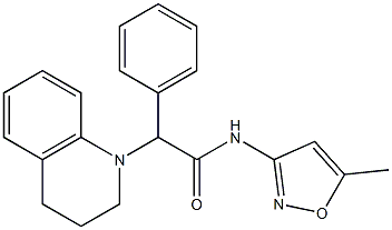 N-(5-methyl-1,2-oxazol-3-yl)-2-phenyl-2-(1,2,3,4-tetrahydroquinolin-1-yl)acetamide