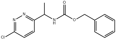 Benzyl [1-(6-chloorpyridazin-3-yl)ethyl]carbamate Structure