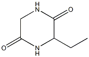 3-乙基哌嗪-2,5-二酮,103232-31-1,结构式