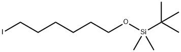 (1,1-Dimethylethyl)[(6-iodohexyl)oxy]dimethylsilane 化学構造式