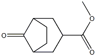 methyl endo-8-oxobicyclo[3.2.1]octane-3-carboxylate 结构式