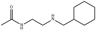 N-{2-[(cyclohexylmethyl)amino]ethyl}acetamide Struktur