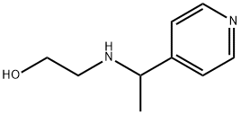 2-{[1-(pyridin-4-yl)ethyl]amino}ethan-1-ol Structure