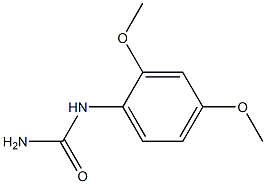 (2,4-dimethoxyphenyl)urea Struktur