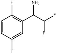 1-(2,5-二氟苯基)-2,2-二氟乙烷-1-胺,1038724-69-4,结构式