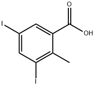 3,5-Diiodo-2-methylbenzoic acid Structure