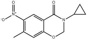 3-cyclopropyl-7-methyl-6-nitro-2H-benzo[e][1,3]oxazin-4(3H)-one|