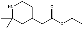 (2,2-dimethyl-[4]piperidyl)-acetic acid ethyl ester, 104094-98-6, 结构式