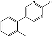 2-CHLORO-5-(2-TOLYL)PYRIMIDINE Structure