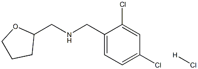 (2,4-dichlorophenyl)-N-(tetrahydro-2-furanylmethyl)methanamine hydrochloride Structure