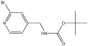 Carbamic acid, N-[(2-bromo-4-pyridinyl)methyl]-, 1,1-dimethylethyl ester|
