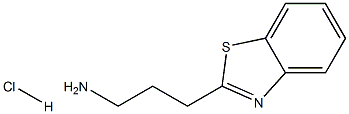 3-(1,3-benzothiazol-2-yl)propan-1-amine hydrochloride Structure