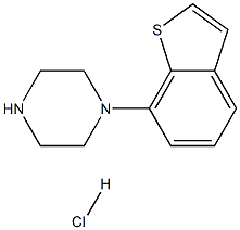 1-(benzo[b]thiophen-7-yl)piperazine HCl Struktur
