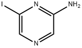 6-碘吡嗪-2-胺 结构式