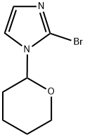 2-BROMO-1-(TETRAHYDRO-2H-PYRAN-2-YL)-1H-IMIDAZOLE 结构式