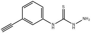 3-amino-1-(3-ethynylphenyl)thiourea Structure