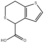 4H,6H,7H-thieno[3,2-c]thiopyran-4-carboxylic acid Struktur