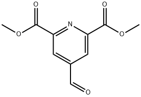 dimethyl 4-formylpyridine-2,6-dicarboxylate Struktur